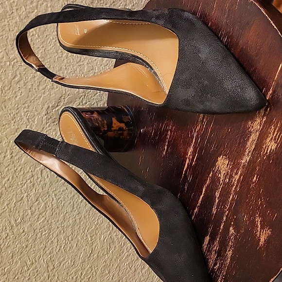 Zara Turtoise Shell Block Heels - Picture 4 of 5